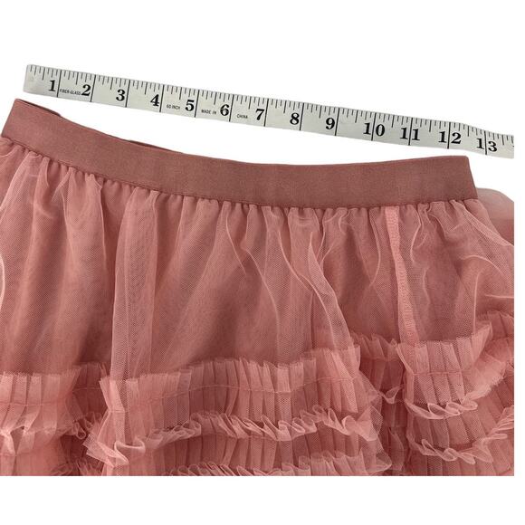 Pink Tulle Tiered Skirt Size Large - Picture 5 of 5